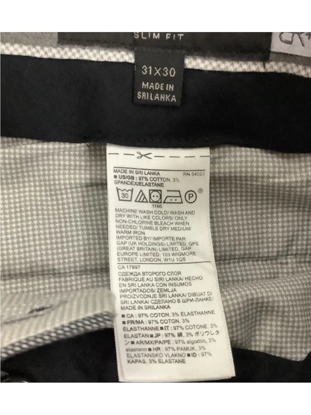 Banana Republic Men's Sz 31 X 30 Slim Fit Business Casual Dress Pants Gray